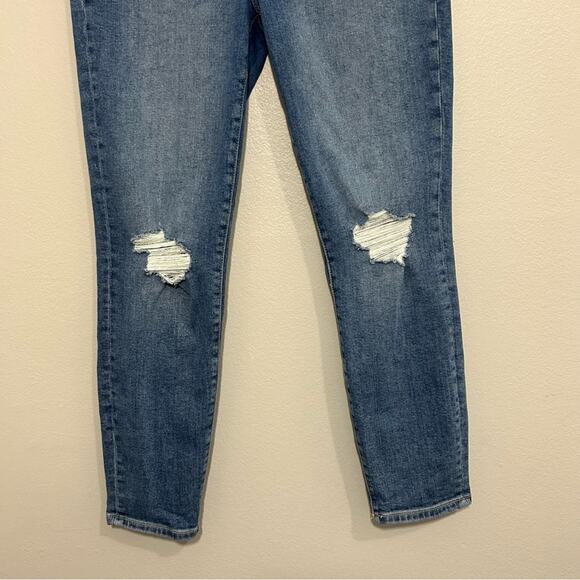 Lovers + Friends Mason High Rise Skinny Jeans Madrid Blue Women's Size 30 - Picture 7 of 15